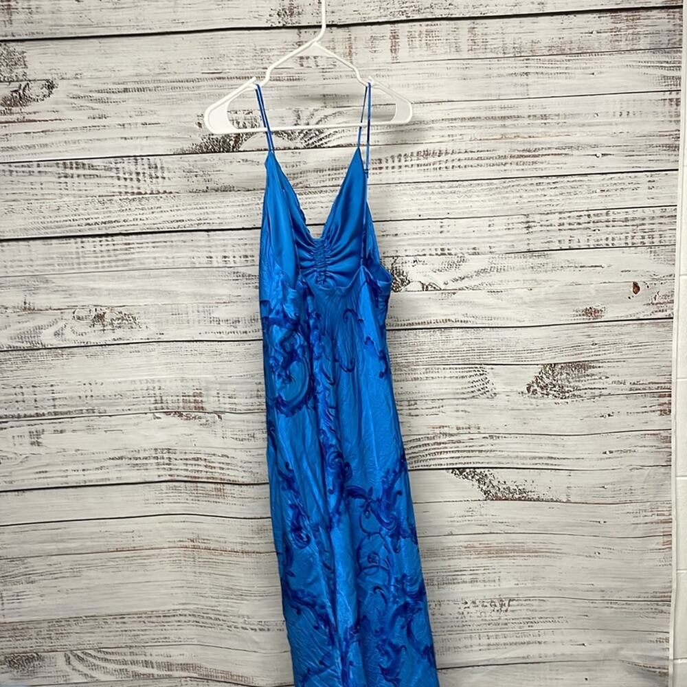 All Saints Alexia Isabella Dress Blue US 10 - Picture 7 of 11